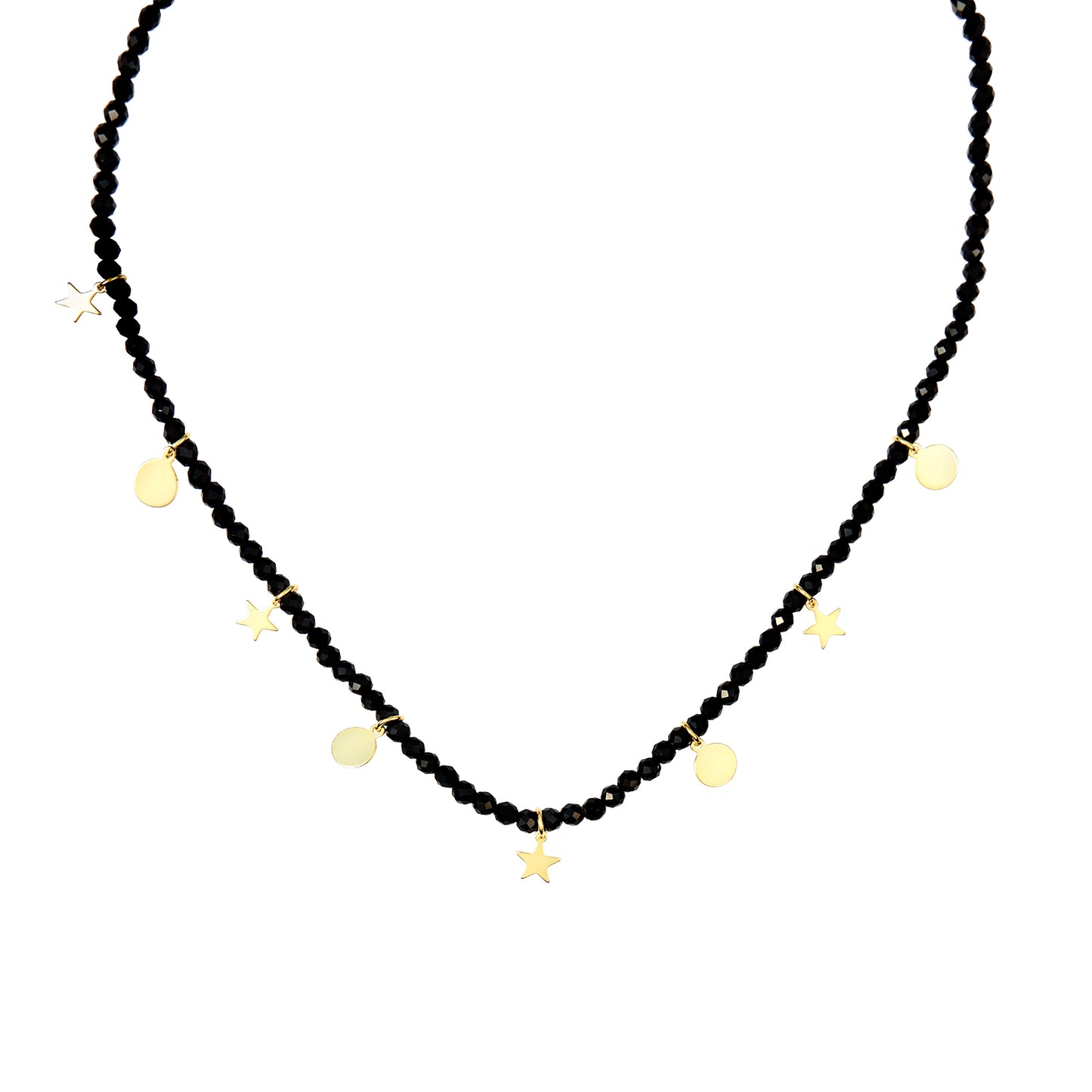 Choker Blackie con estrellas y dots