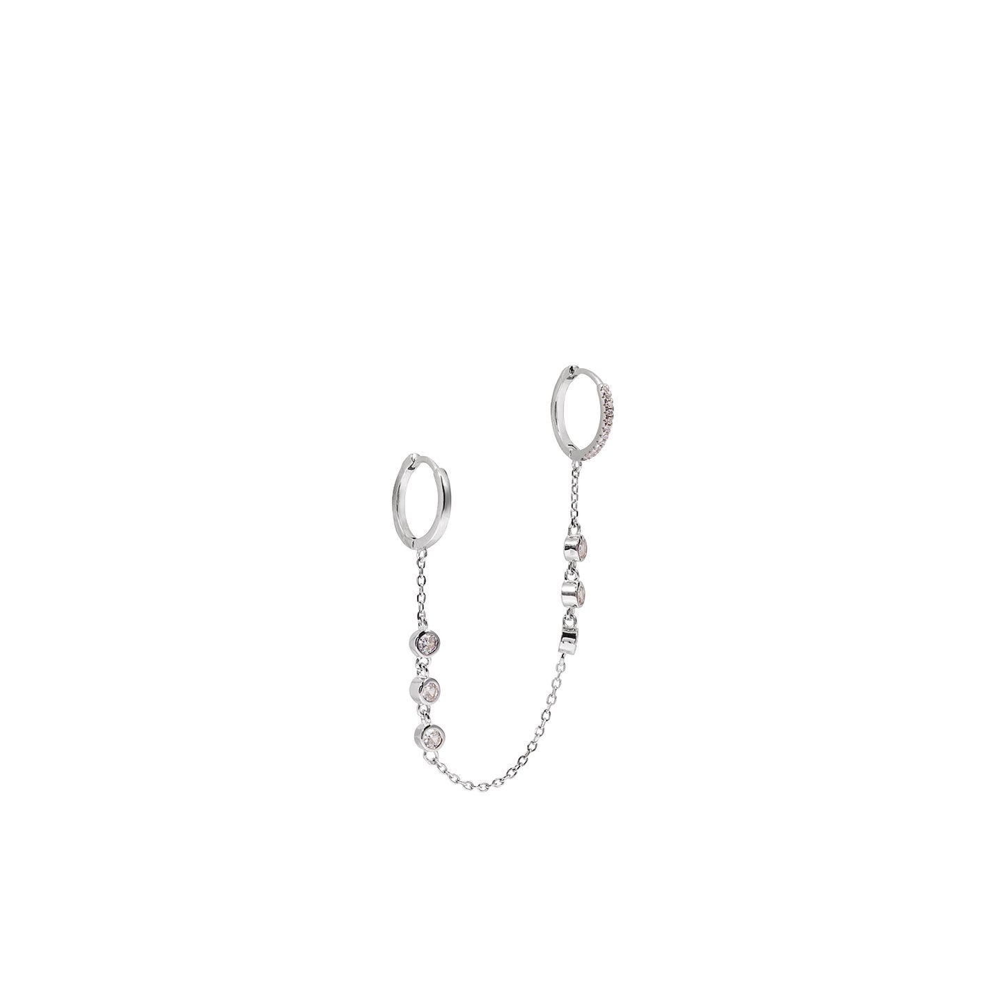 Earcuff goldie con cadena y circos