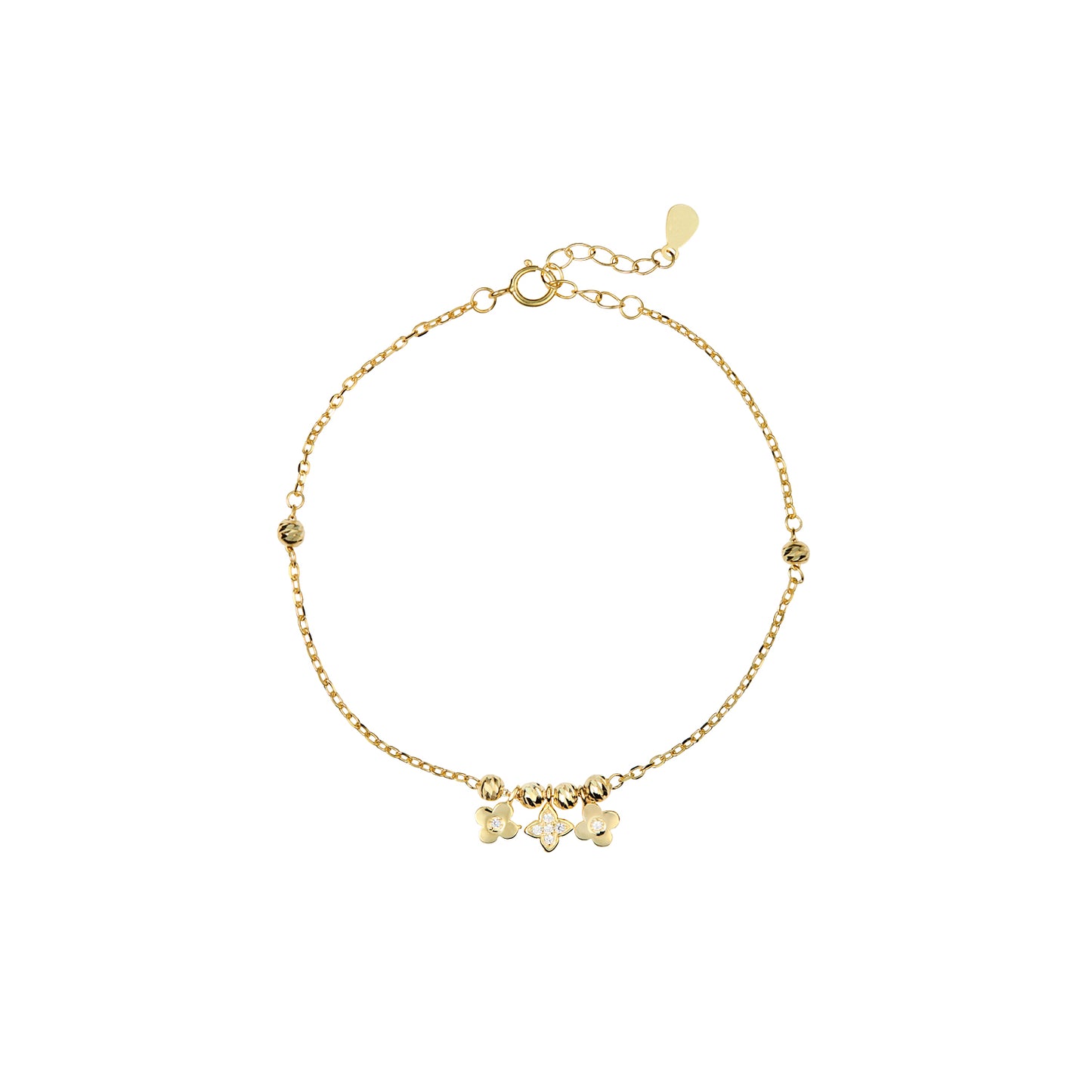 Pulsera Angy con 3 flores