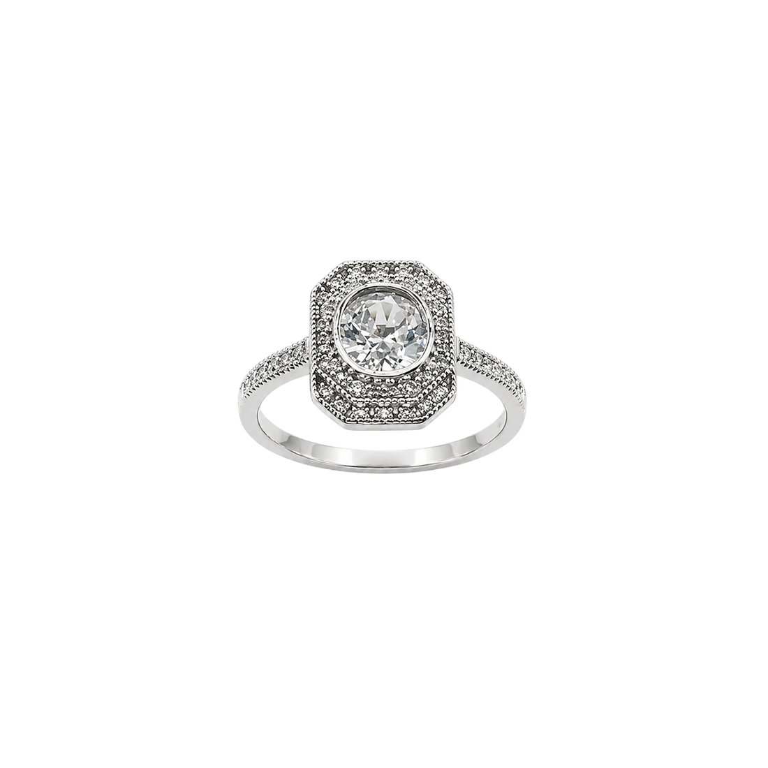 Anillo octogonal con circo central