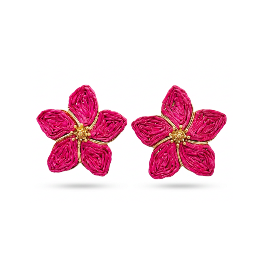 Pendientes flor