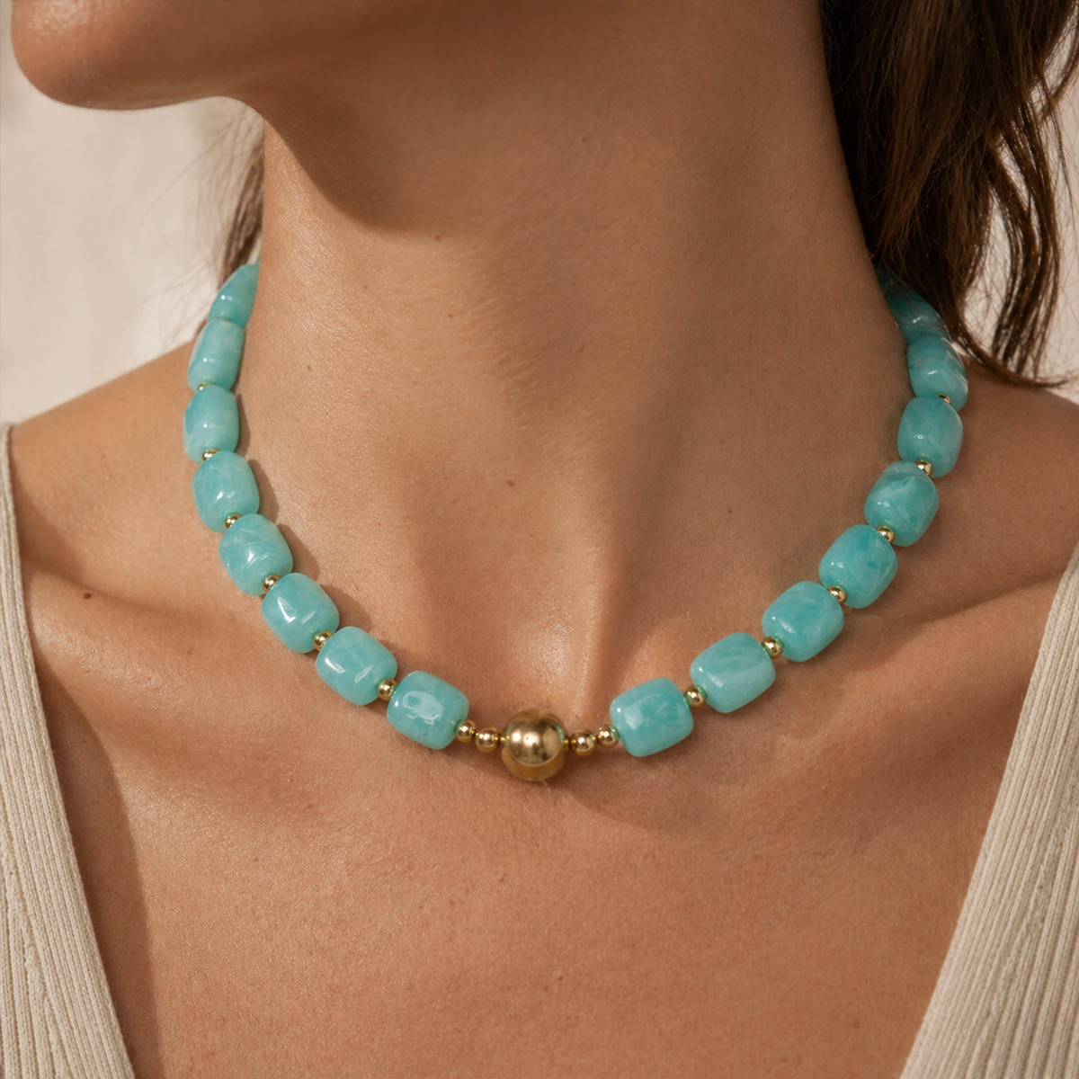 Collar dados colores