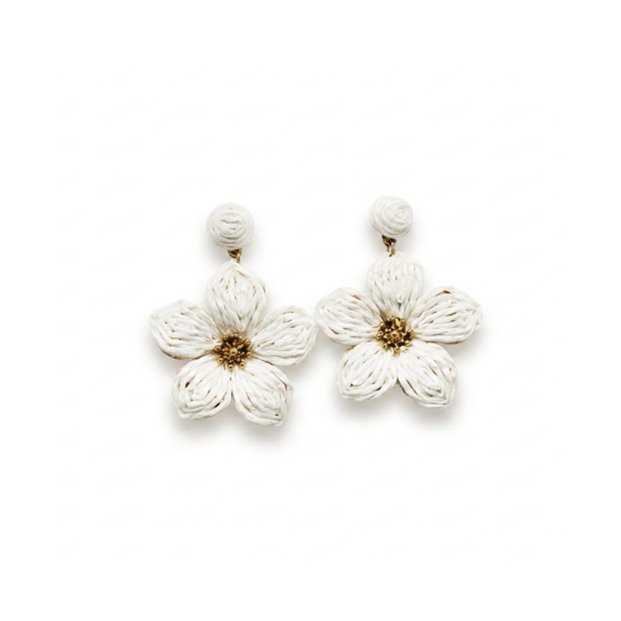 Pendientes doble flor