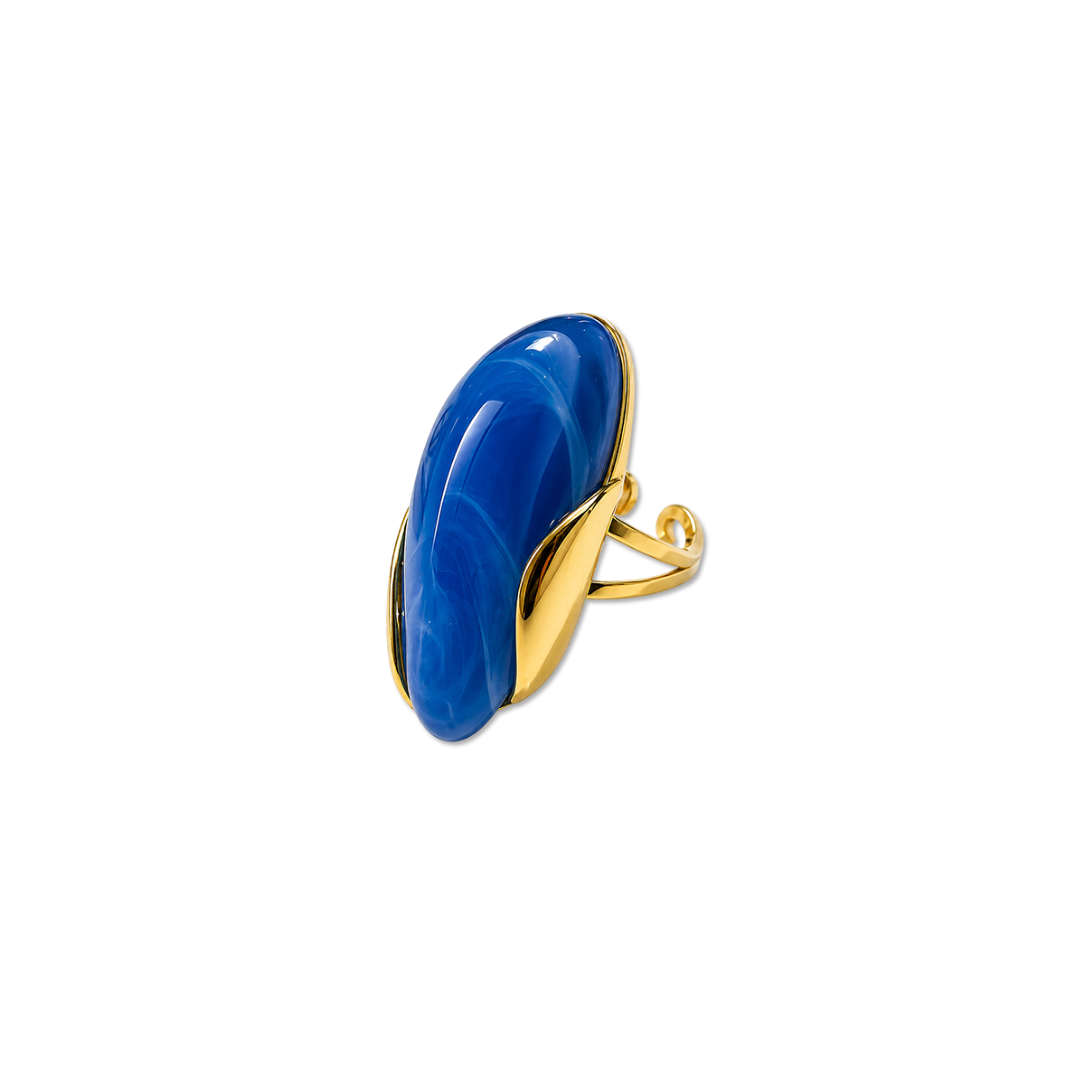 Anillo acero color