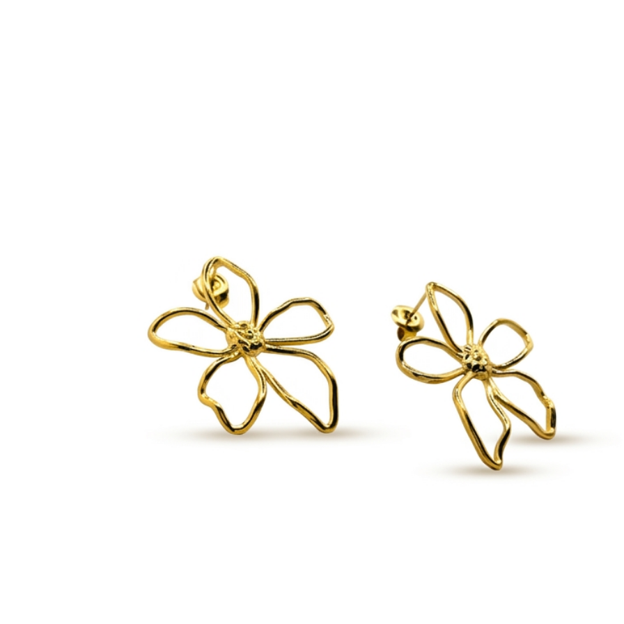 Pendientes flor