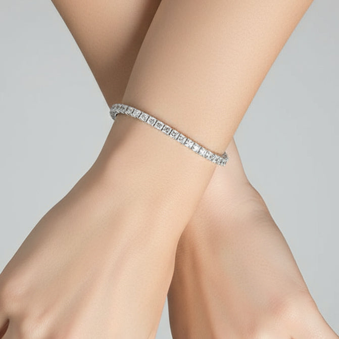 Pulsera riviere circos blancas