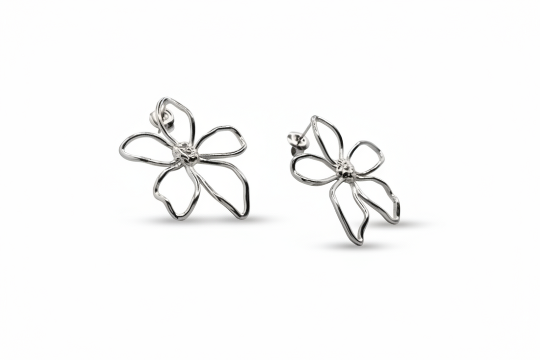 Pendientes flor