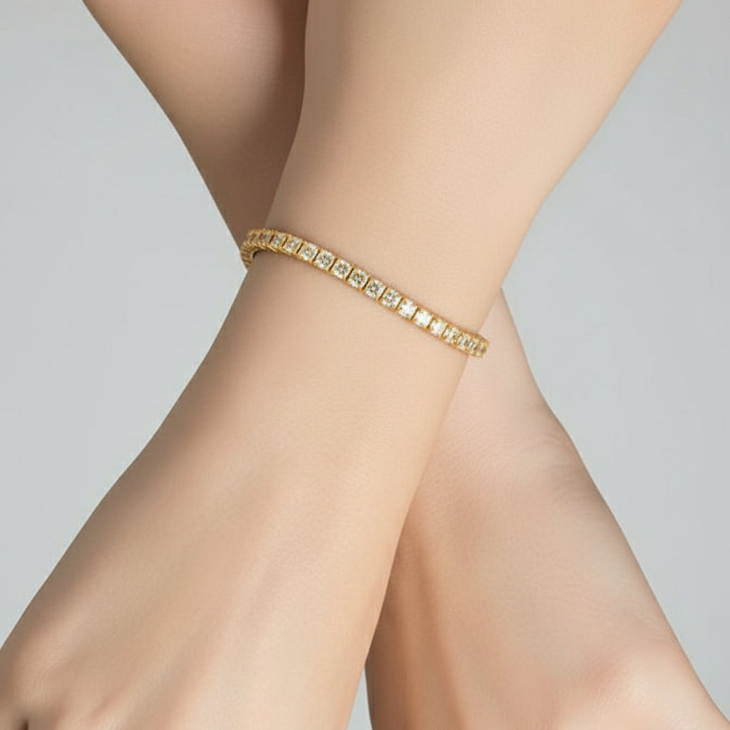 Pulsera riviere circos blancas