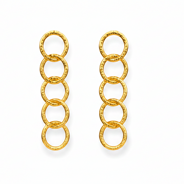 Pendientes aros martelé