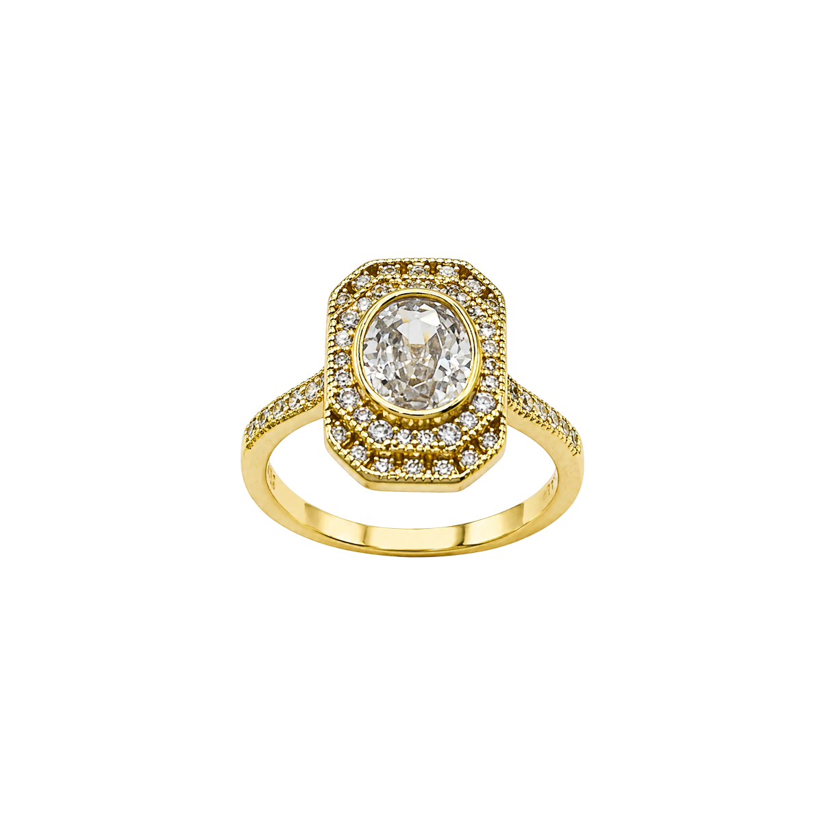 Anillo octogonal con circo central