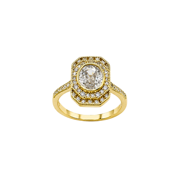 Anillo octogonal con circo central