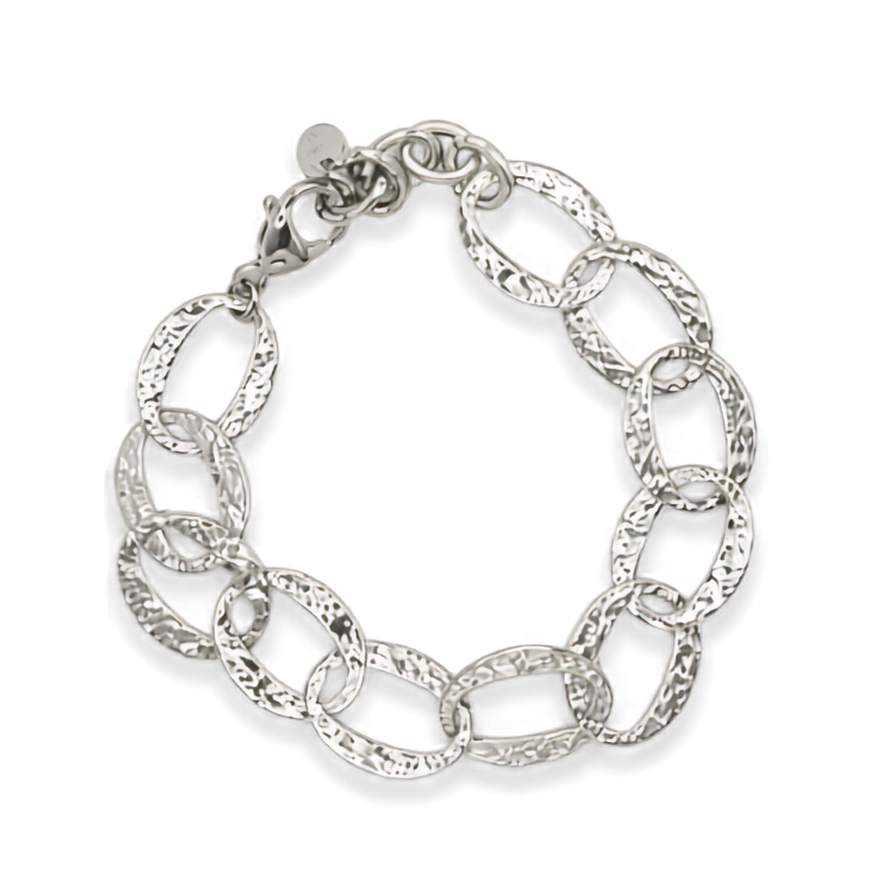 Pulsera ovalos martelé