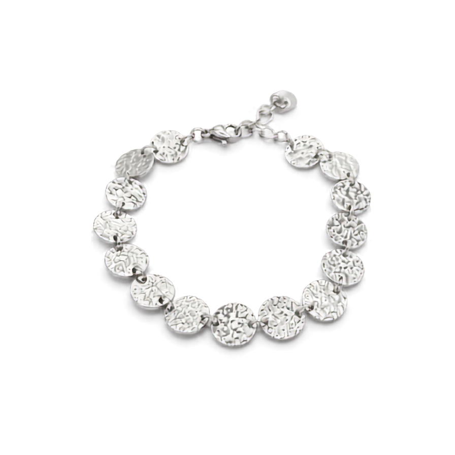 Pulsera chapitas martelé
