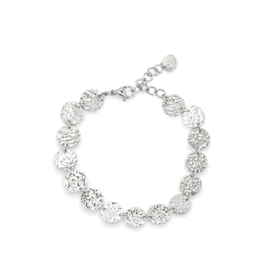 Pulsera chapitas martelé