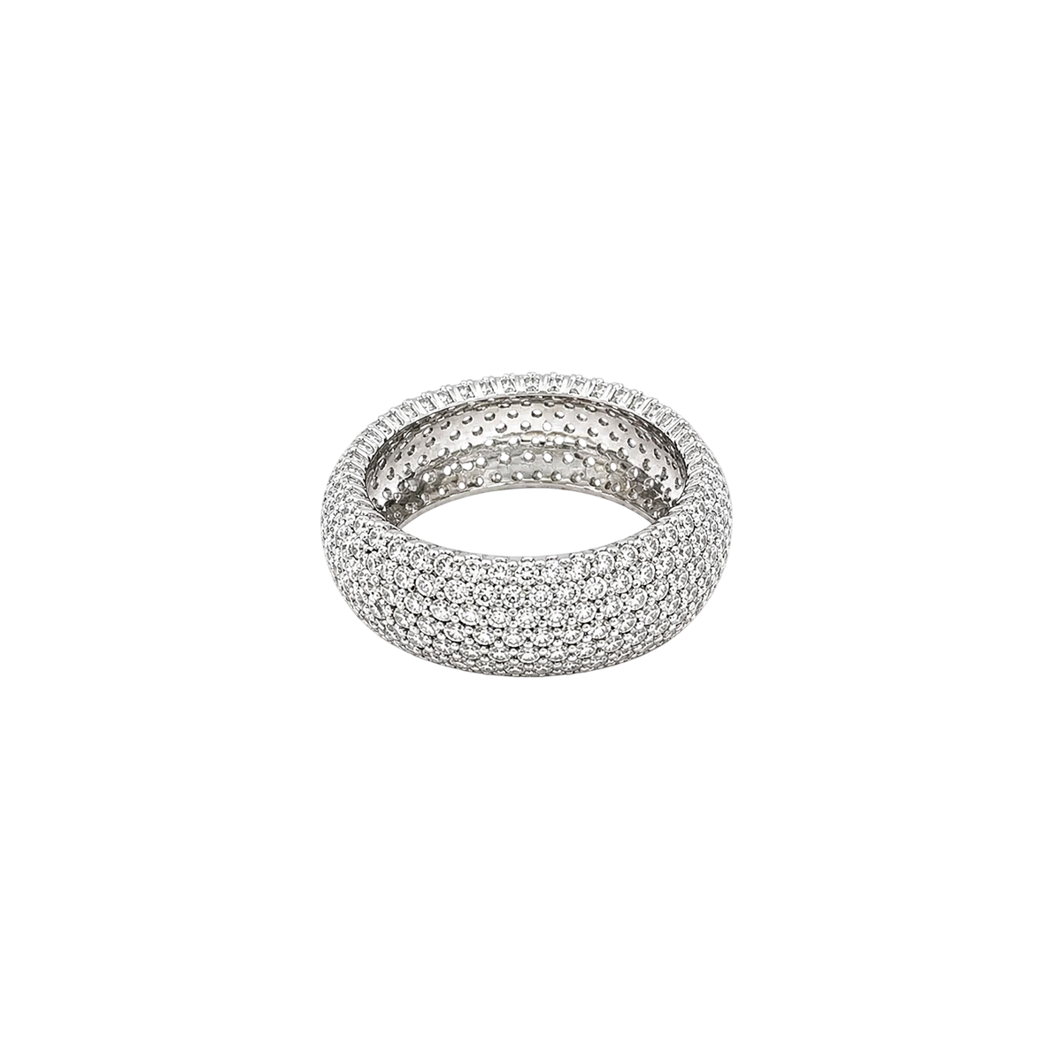 Anillo ancho con circos