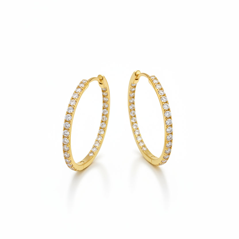 Pendientes aros circos