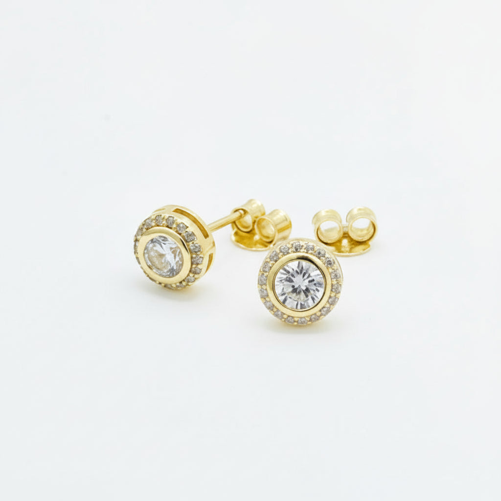 Pendientes chaton orla circos