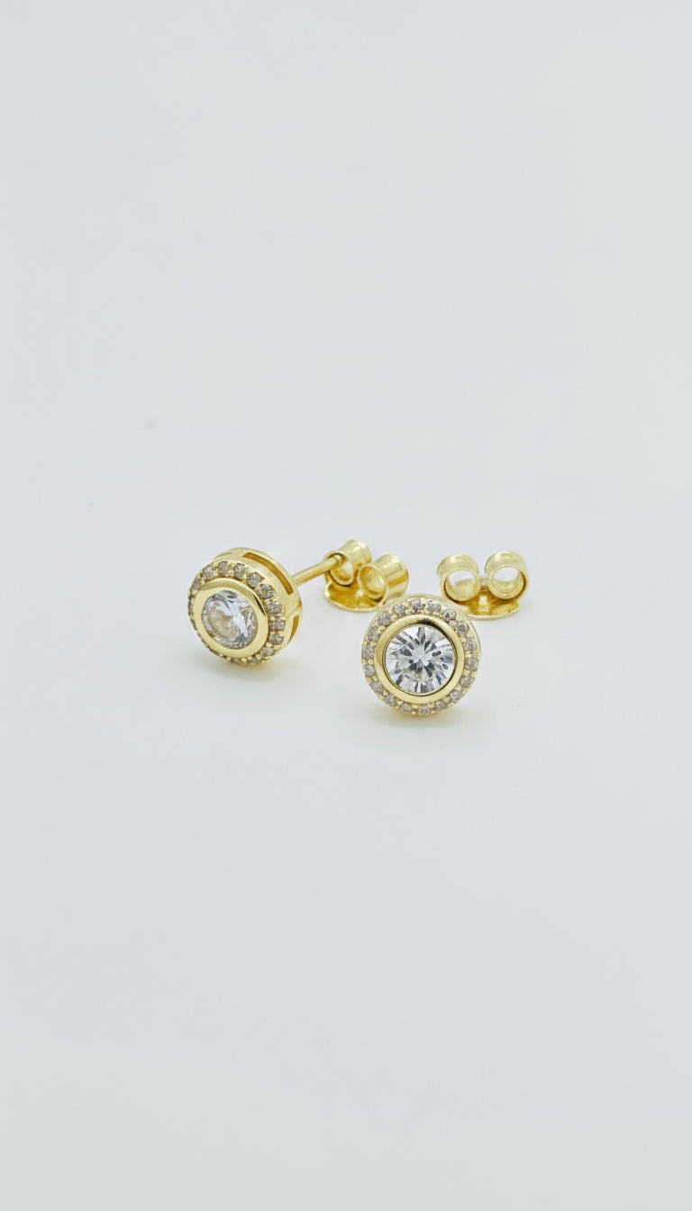Pendientes chaton orla circos
