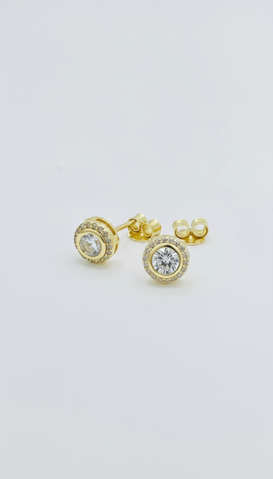 Pendientes chaton orla circos