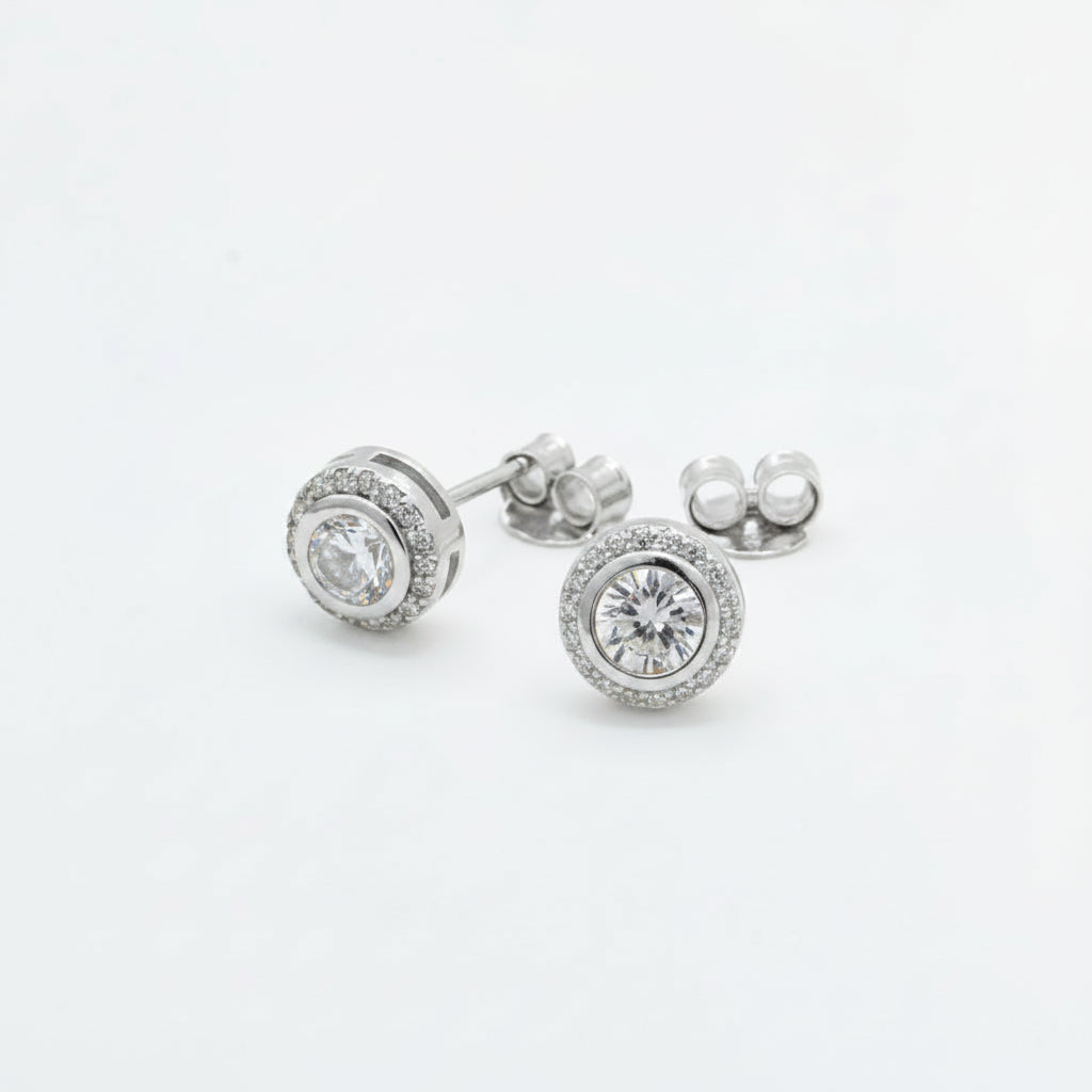 Pendientes chaton orla circos