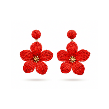 Pendientes doble flor