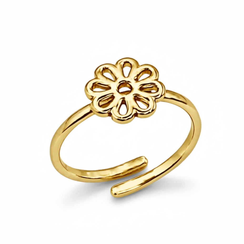Anillo flor