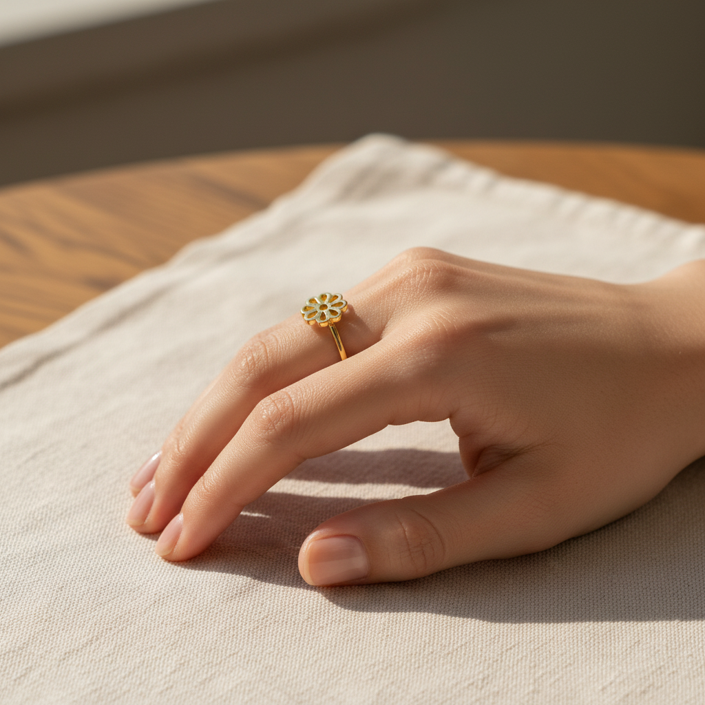 Anillo flor
