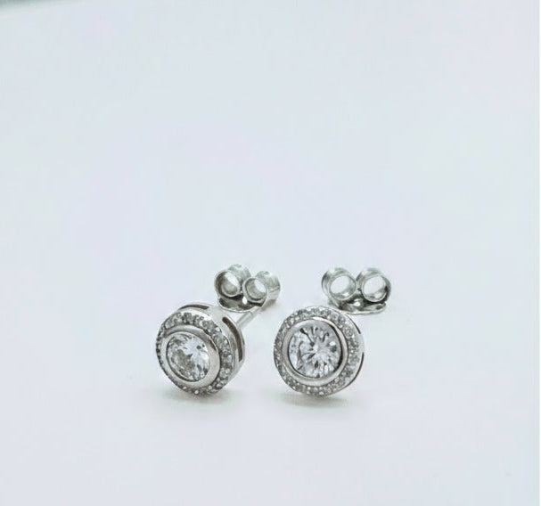 Pendientes chaton orla circos
