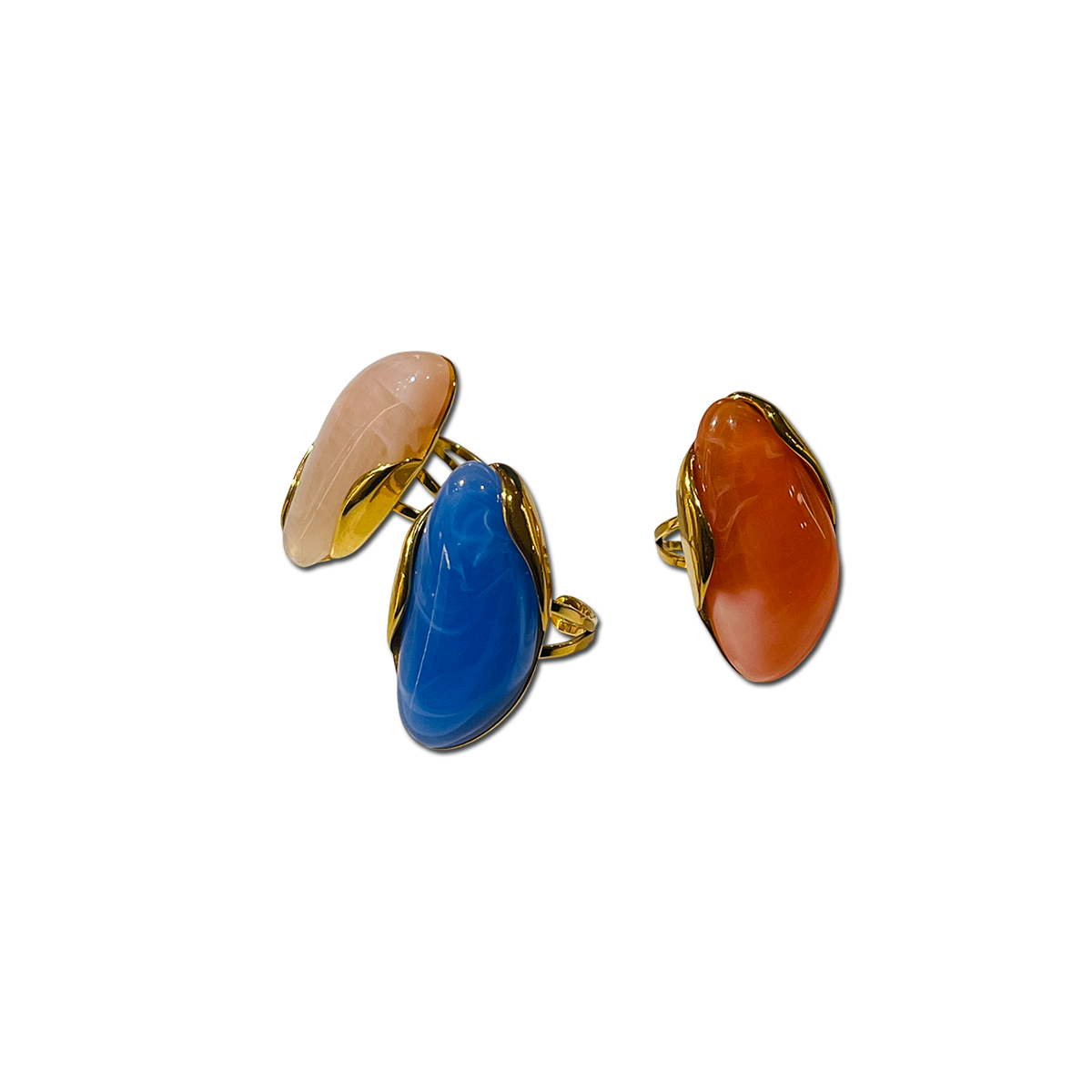 Anillo acero color