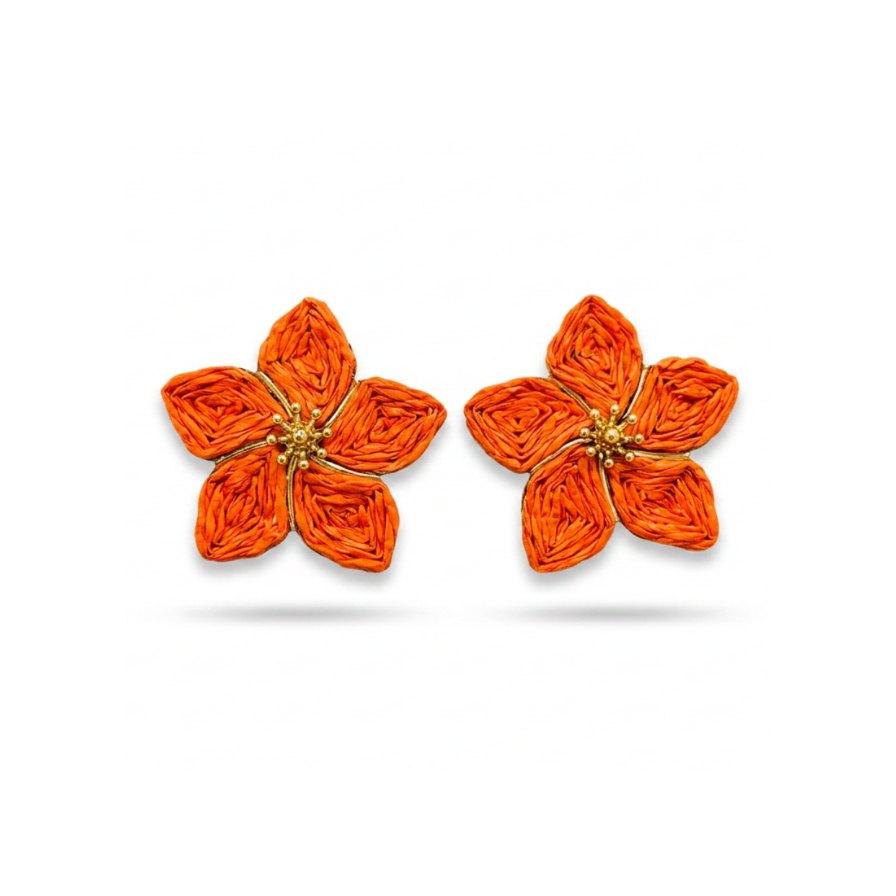 Pendientes flor