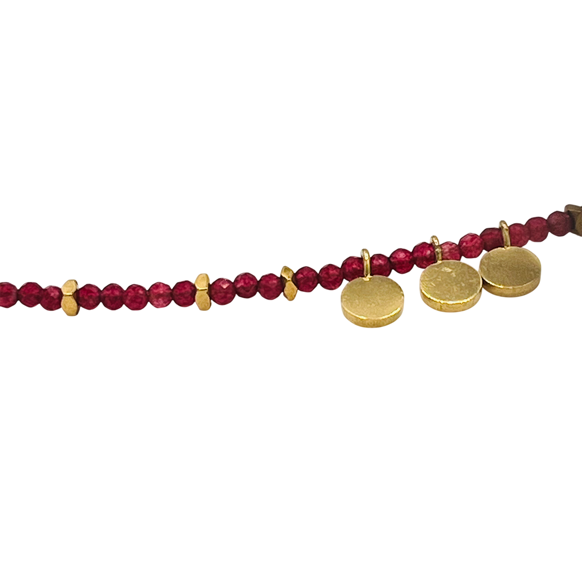 Choker acero piedras chapitas
