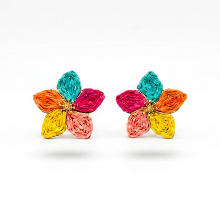 Pendientes flor