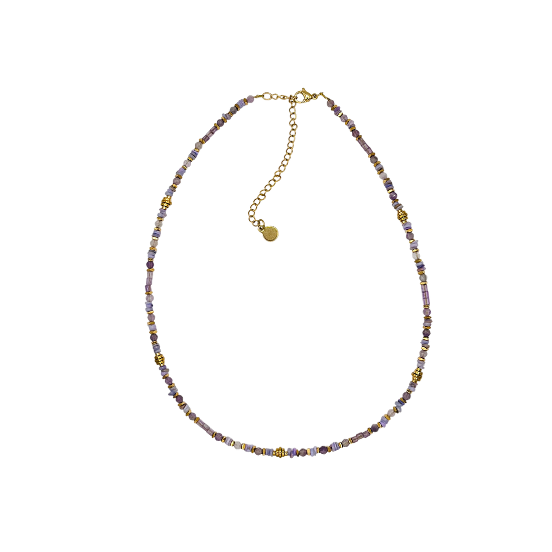Choker acero piedras naturales