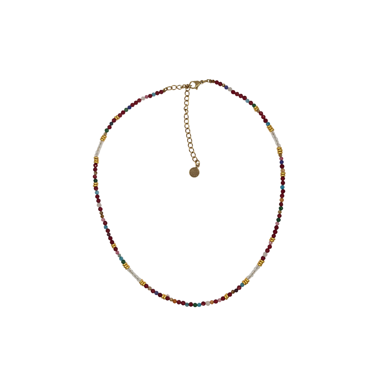 Choker acero piedras naturales