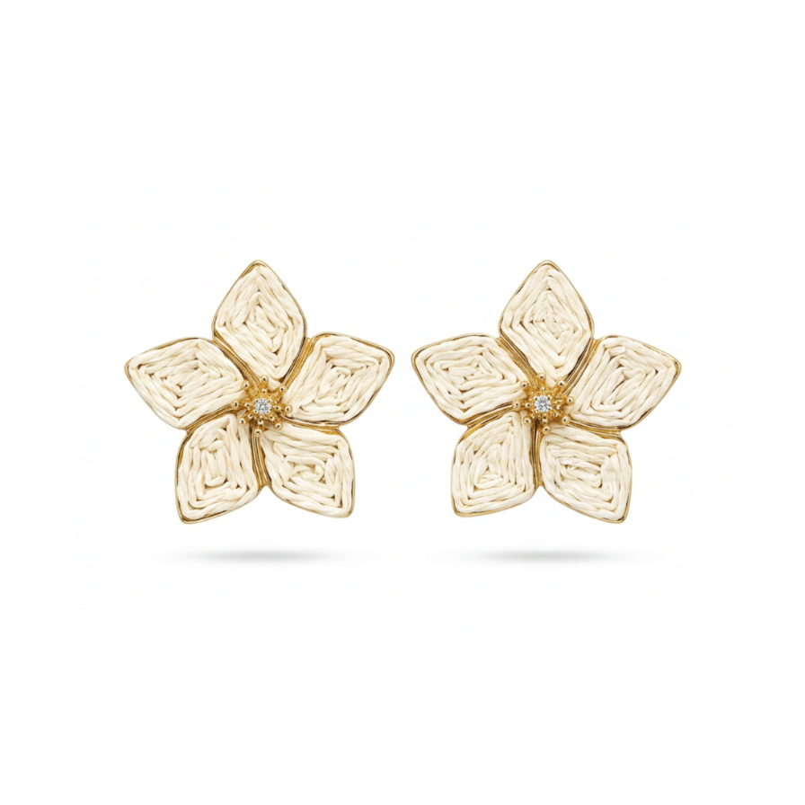 Pendientes flor