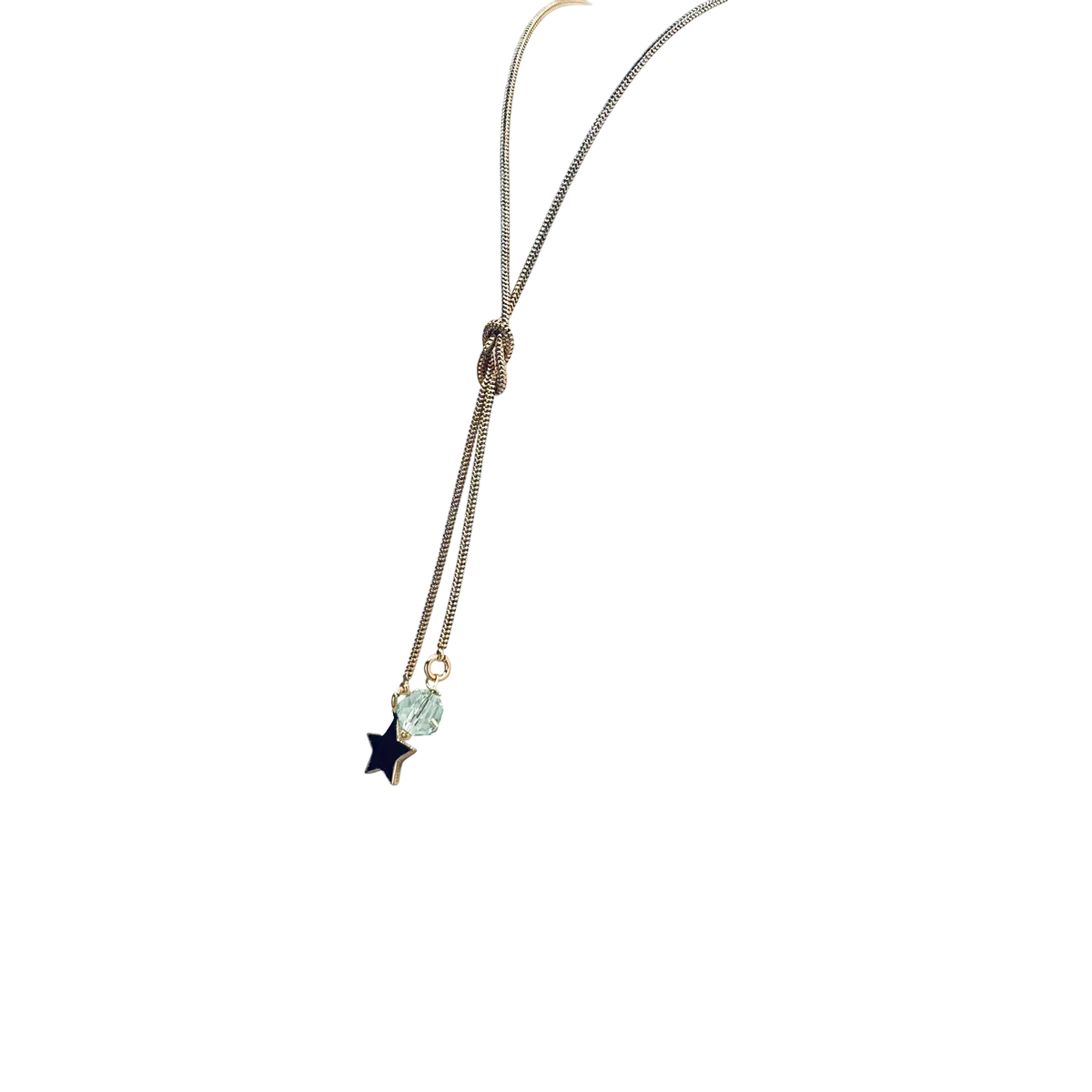 Collar nudo doble estrella circo
