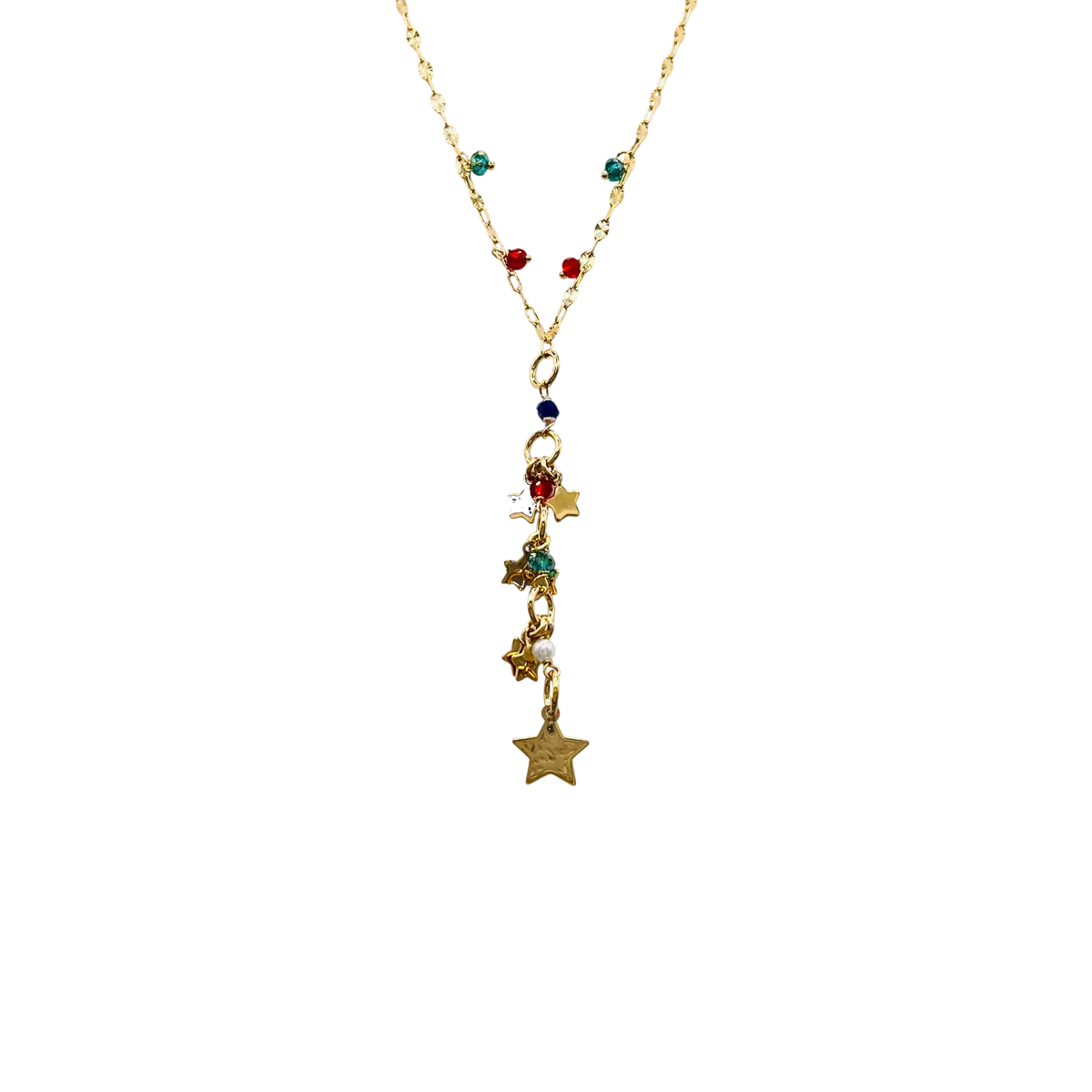 Collar multicolor estrellas