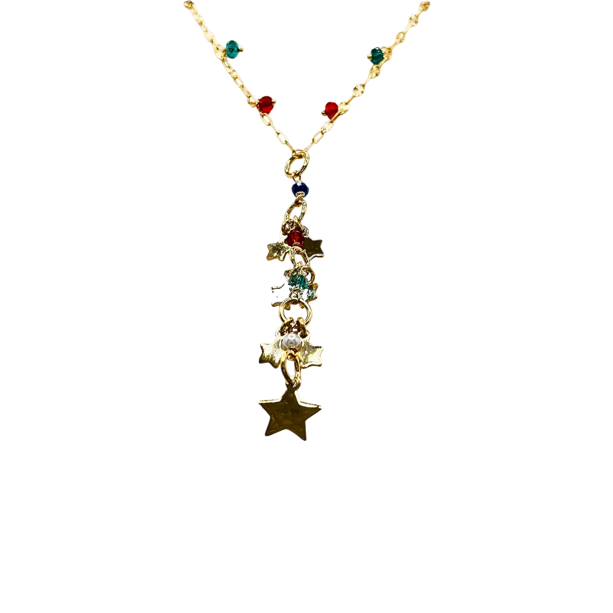 Collar multicolor estrellas