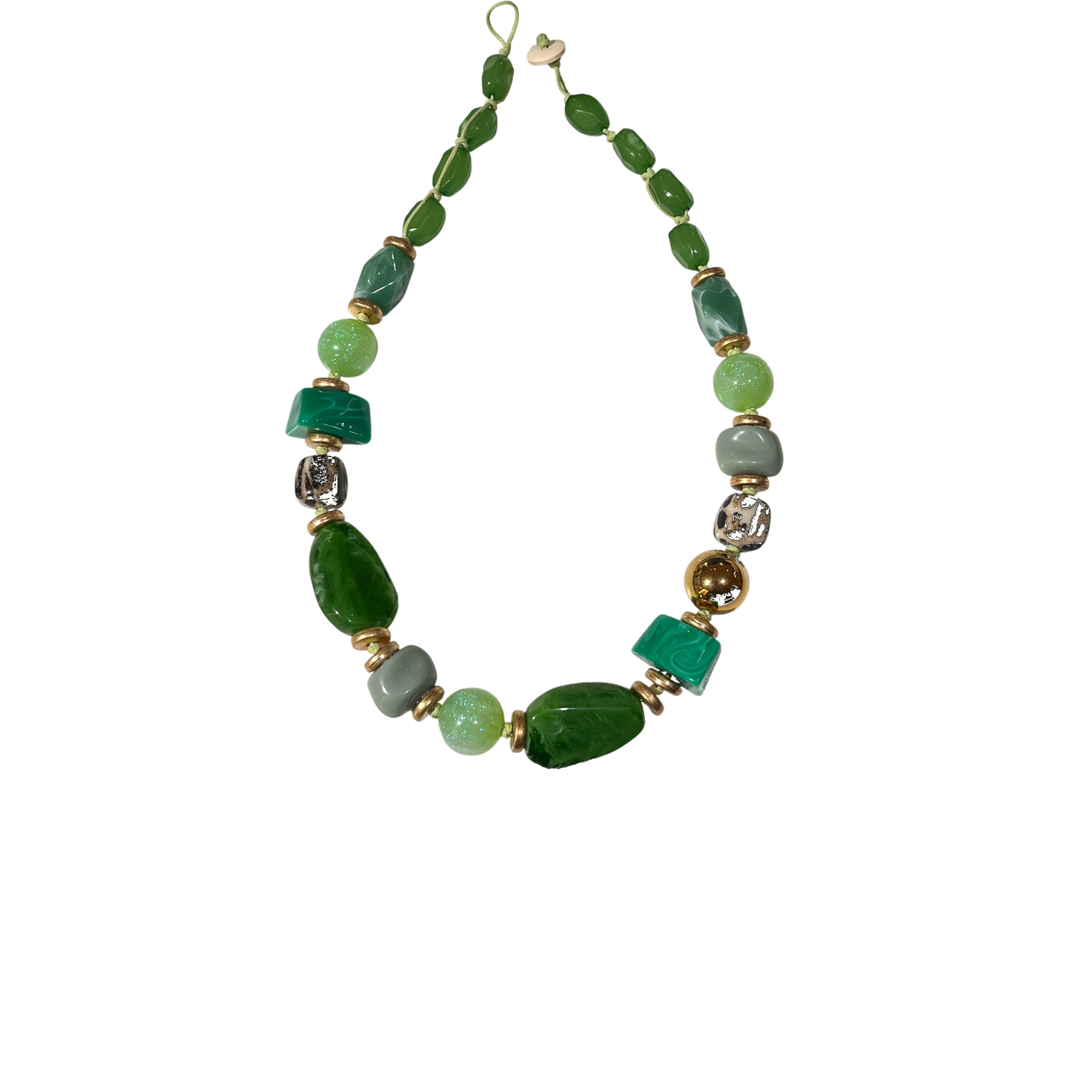 Collar largo fantasía colores
