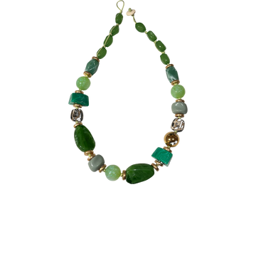 Collar largo fantasía colores