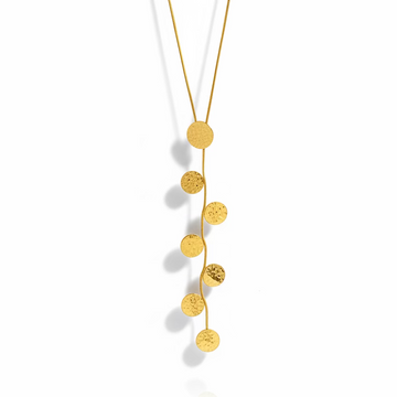 Collar largo dots