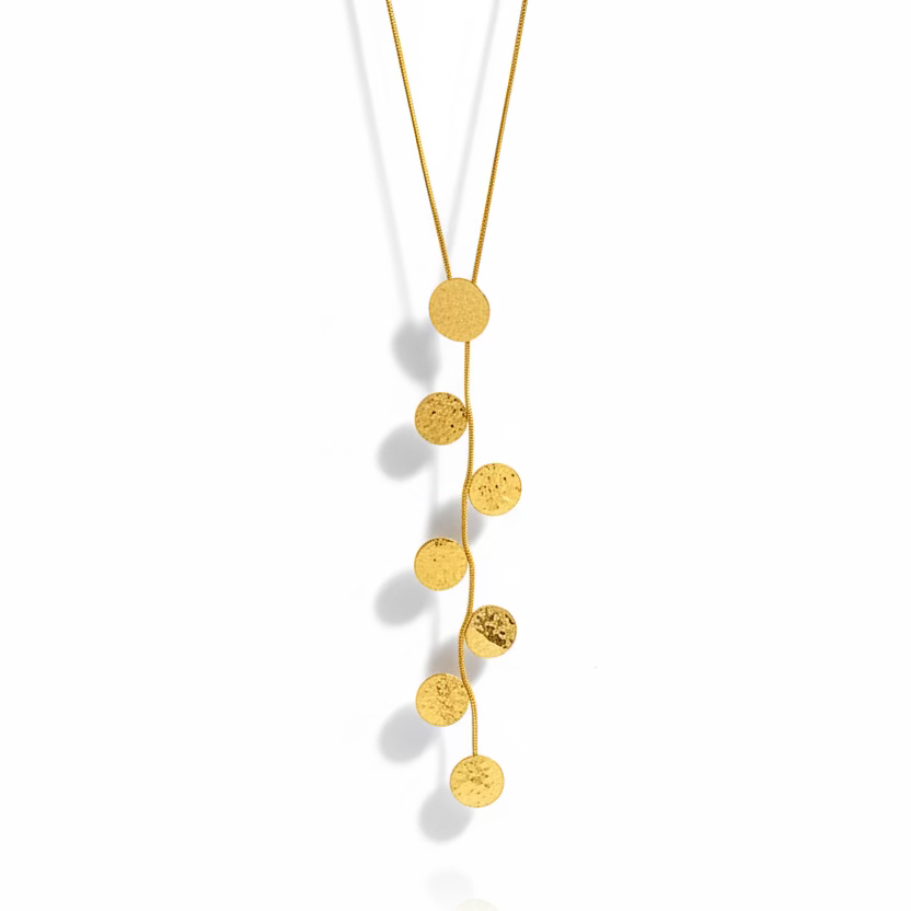 Collar largo dots
