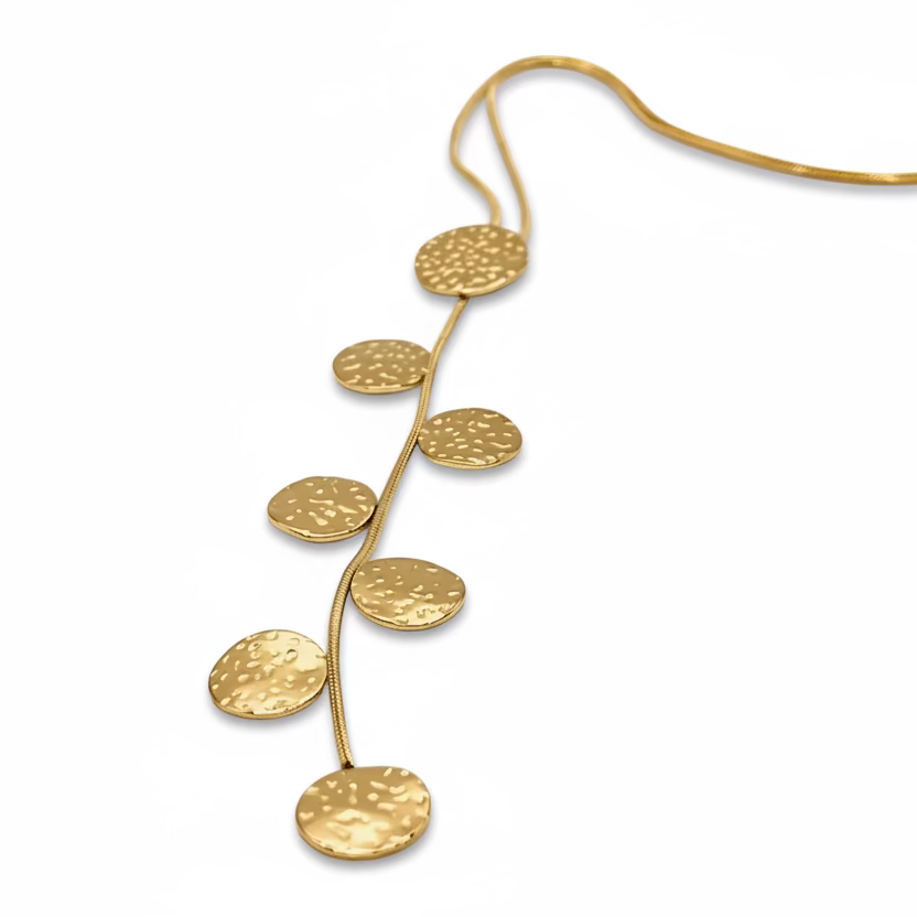 Collar largo dots