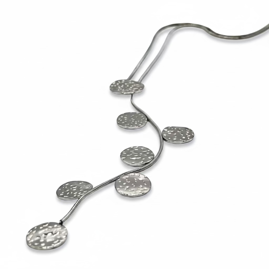Collar largo dots