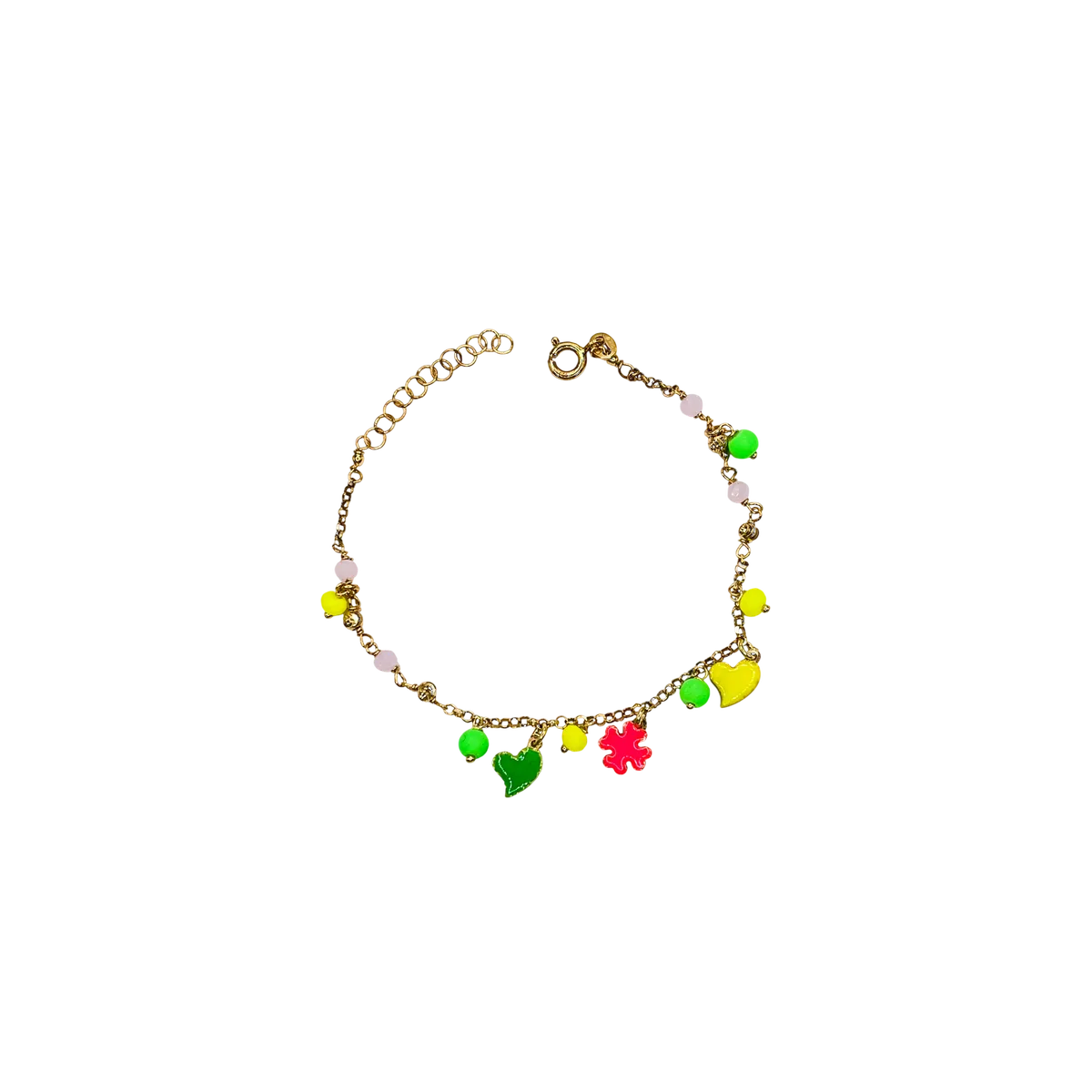 Pulsera fluos corazon