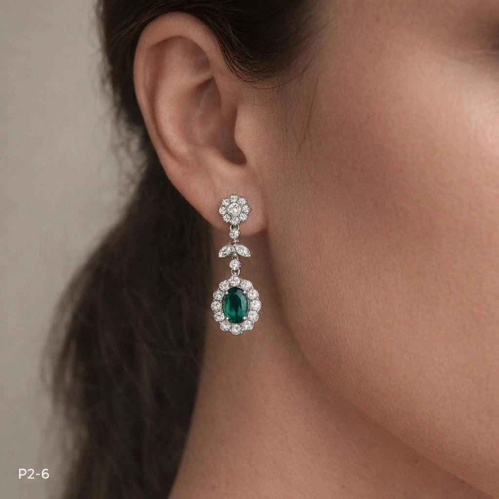 Pendientes de plata modelo P2