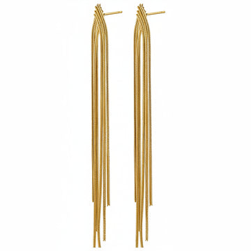 Pendientes largos tiras