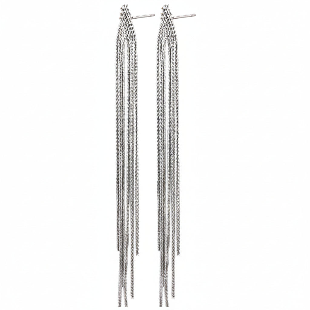 Pendientes largos tiras