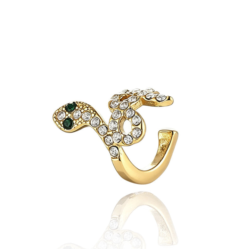 Earcuff serpiente circonitas