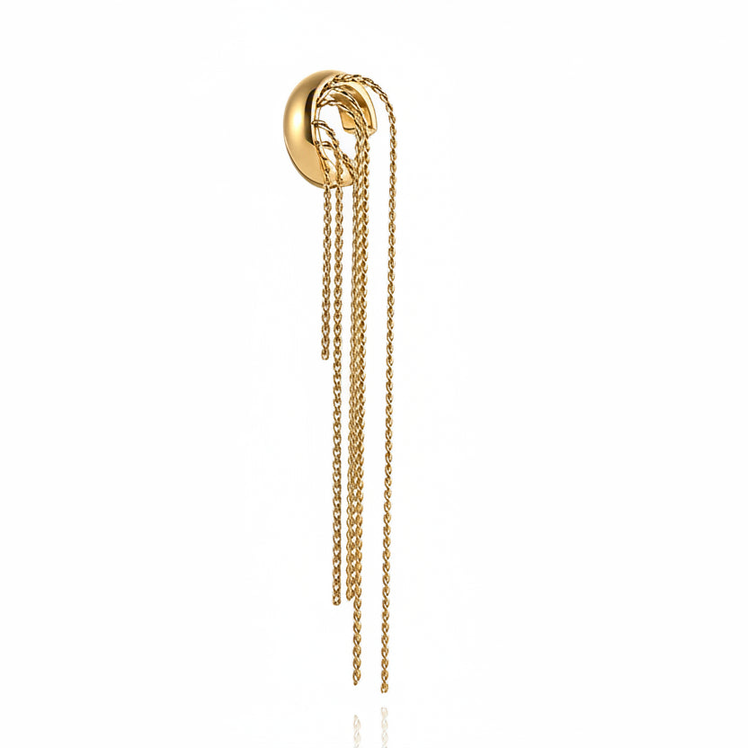 Earcuff aro con cadenas